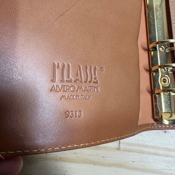 Alviero Martini 1A Classes Organizer Map Weekly Planner Brown Notebook Leather - Picture 11 of 11